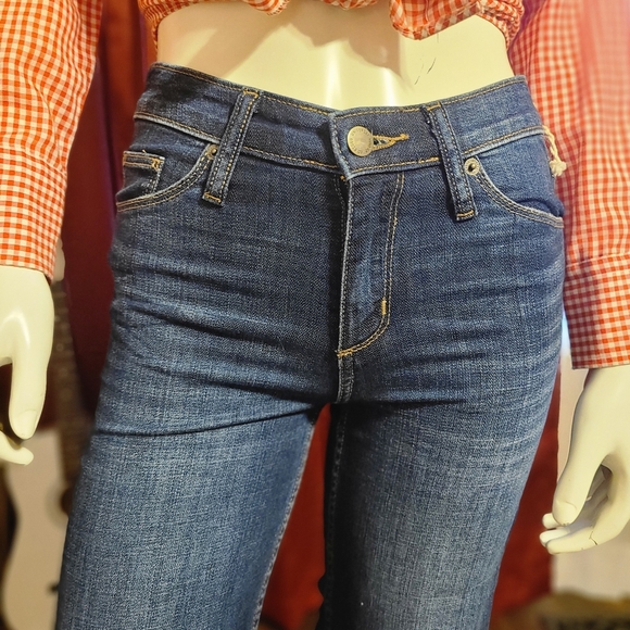 Universal Threads High Waist Wide Leg Crop Denim Size 00 - Picture 2 of 8